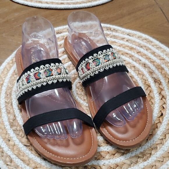 The Sak Jute, Aztec Print Women’s Sandals,  Size 10 - Picture 1 of 8